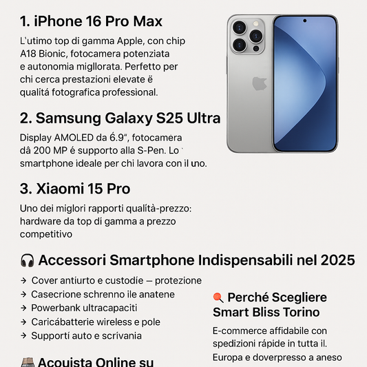 🔝 Migliori Smartphone 2025 da Comprare