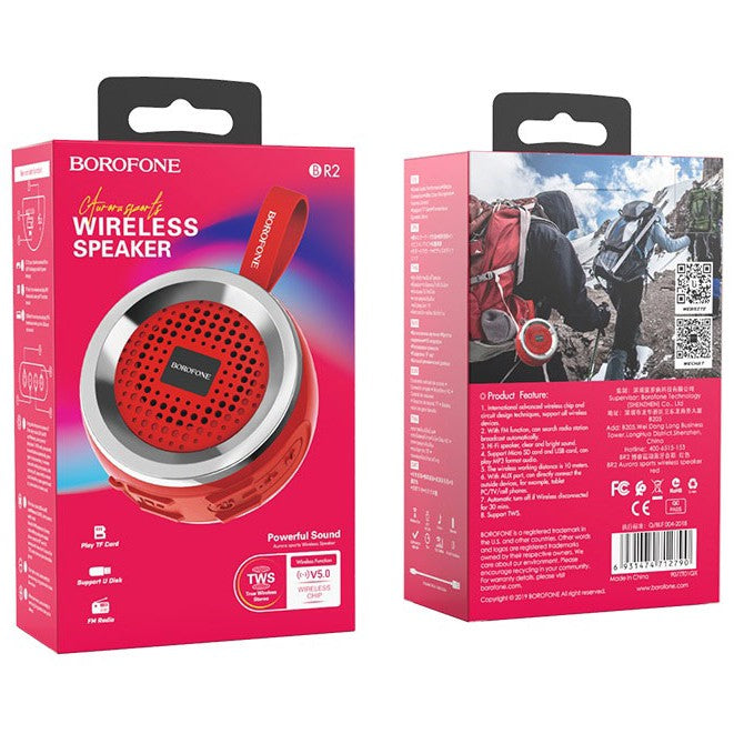 Altoparlante portatile Bluetooth Borofone BR2