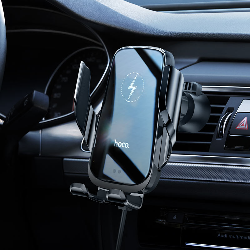 Caricabatterie wireless per auto HOCO CA202 Enlightener