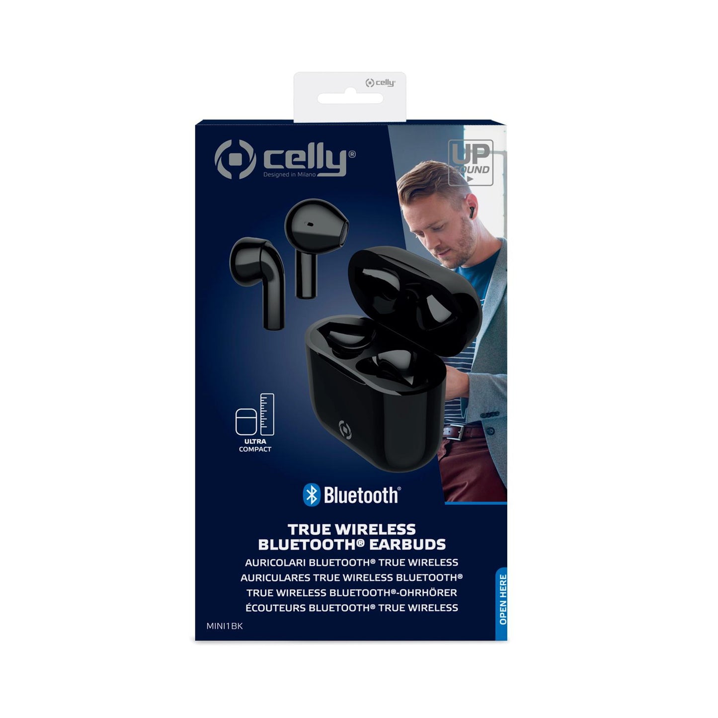CELLY Cuffie e Auricolari - MINI - True Wireless Earphones MINI1BK