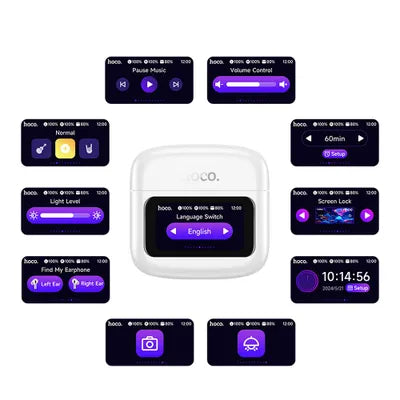 Auricolari wireless touchscreen Hoco TWS EQ14