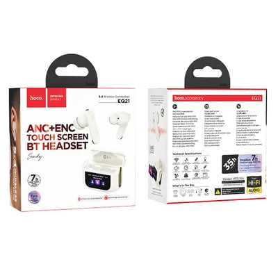 Auricolari wireless touchscreen Hoco TWS ANC ENC EQ21