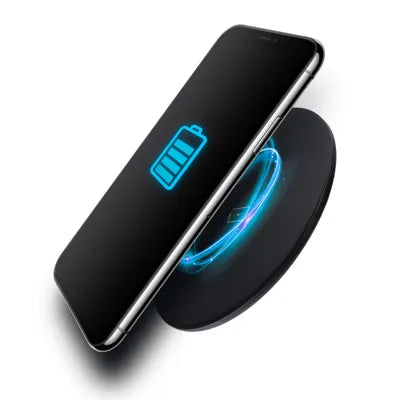 Caricabatterie wireless rapido FORCELL F-ENERGY Qi QC 15W nero
