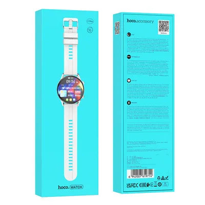 Smartwatch Hoco 1,39" TFT IP67 con funzione Talk Y7 PRO Argento