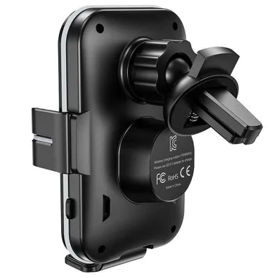Car Mount with 15W Wireless Charging – Clamp Mount, Adjustable Rotation CA80