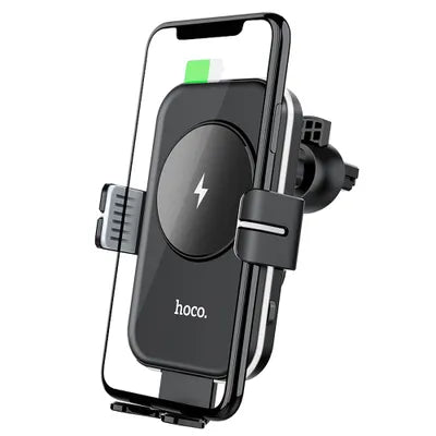 Car Mount with 15W Wireless Charging – Clamp Mount, Adjustable Rotation CA80