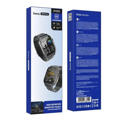 Hoco DYD02 – Smartwatch Bluetooth 2,02" con Funzione Chiamata, App DaFit, Compatibile Android e iOS