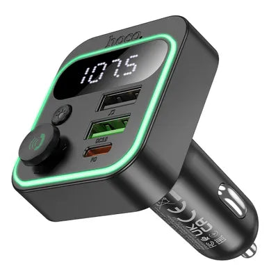 Trasmettitore Bluetooth per auto Hoco QC3.0 PD 20W E85 nero