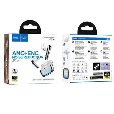 Cuffie Wireless Bluetooth HOCO TWS ANC + ENC EQ16