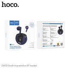 AURICOLARE BLUETOOTH STEREO GENTLE TWS HOCO EW32