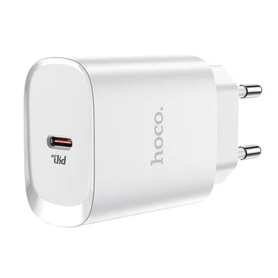 Caricabatterie per telefono Hoco USB C PD 20W N14 bianco