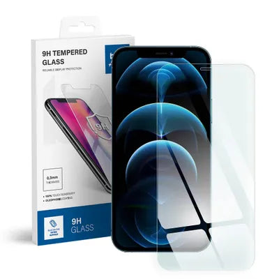 Vetro temperato per iPhone 12 PRO MAX Blue Star