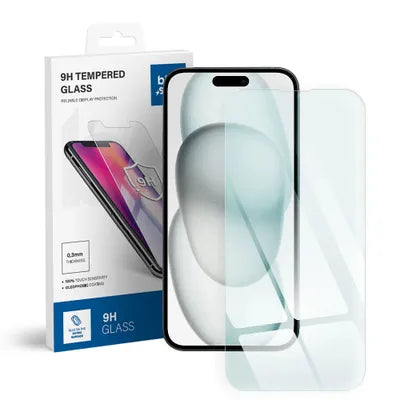 Vetro temperato per iPhone 15 PLUS / 16 PLUS Blue Star