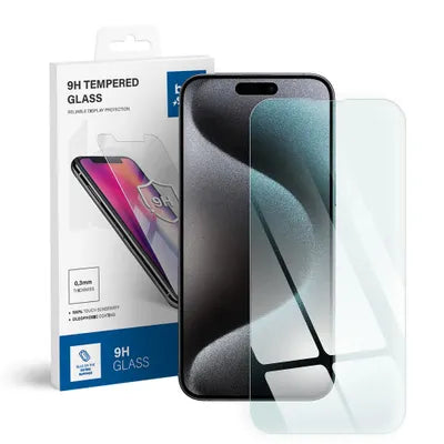 Vetro temperato per iPhone 15 PRO Blue Star