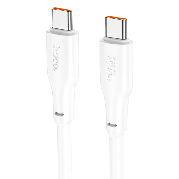 Hoco Cavo Dati X93 Fast Charge 240W Type-C to Type-C – Bianco