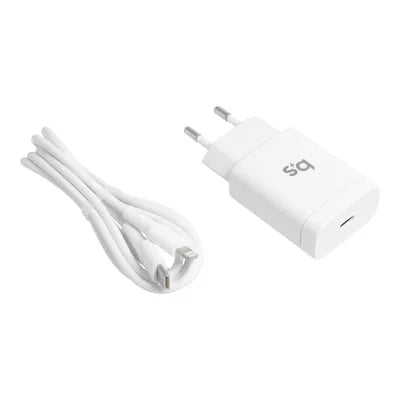 Caricabatterie per telefono Blue Star USB C QC4.0 PD 3A 18W + cavo USB C a Lightning TFK-TC-1099C bianco