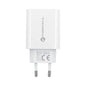 Caricabatterie Forcell F-Energy USB C QC4.0 PD 3A 20W per telefono + cavo USB C a Lightning TFK-TC-20WPD bianco