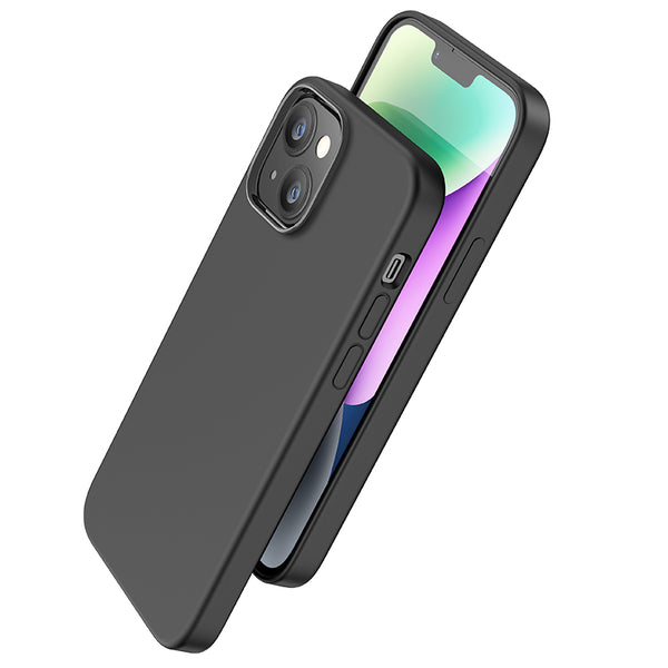 Hoco Custodia Silicone Magnetic Premium per iPhone – Nero trasparente