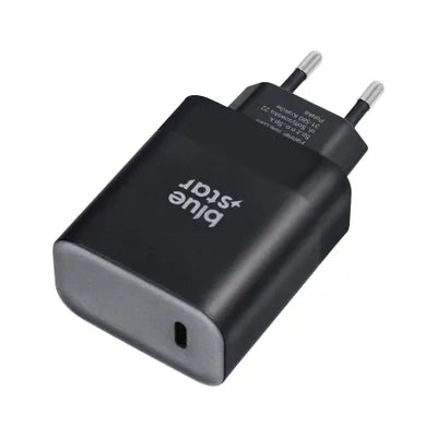 Caricabatterie per telefono Blue Star USB C QC4.0 PD 3A 45W + cavo USB C a USB C TFB-TC-45WPD nero