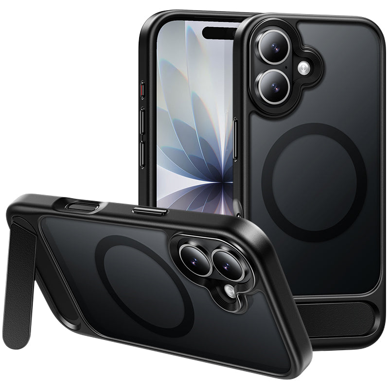 Hoco Custodia Vip Magnetic (Supporto per barra orizzontale invisibile integrato) Premium per iPhone 17 – Black