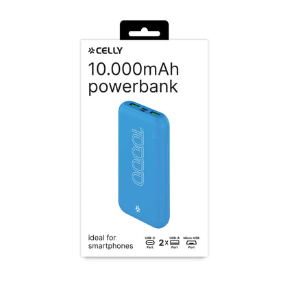 Power bank - PBE10000 - 10W Powerbank Energy 10000 mAh [SHOCK] celly