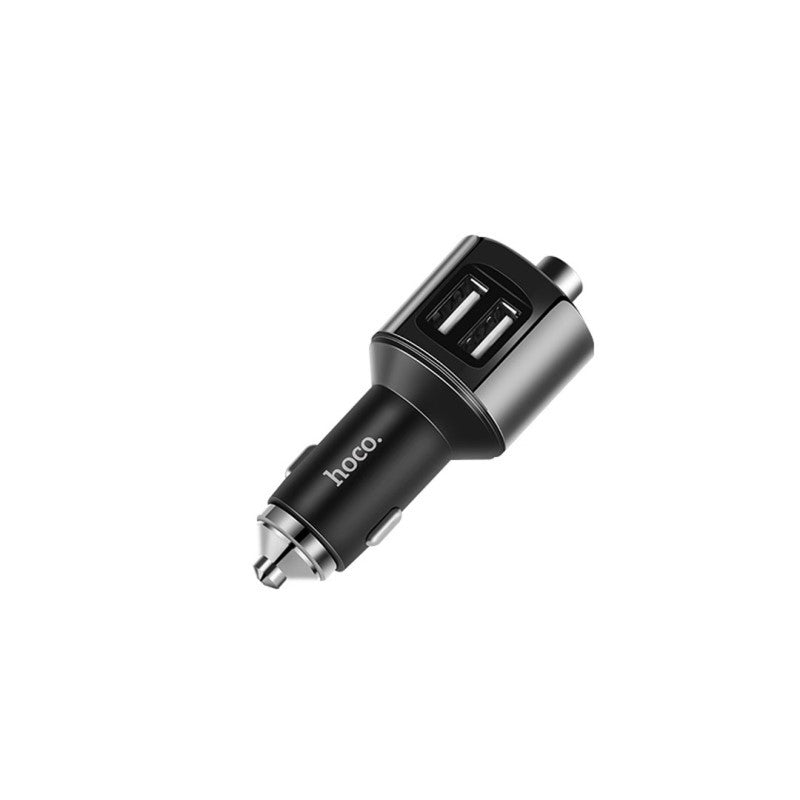 HOCO E19 Smart – Trasmettitore FM Wireless per Auto con Doppia Porta USB 2.4A