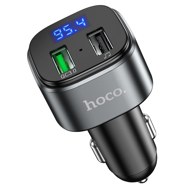 Caricabatteria da Auto HOCO E67 Fighter | QC3.0 18 W + Trasmettitore FM Wireless