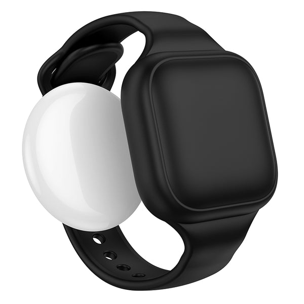Hoco E91E – Localizzatore Bluetooth (per iOS) - Braccialetto anti-smarrimento intelligente - Classic Black