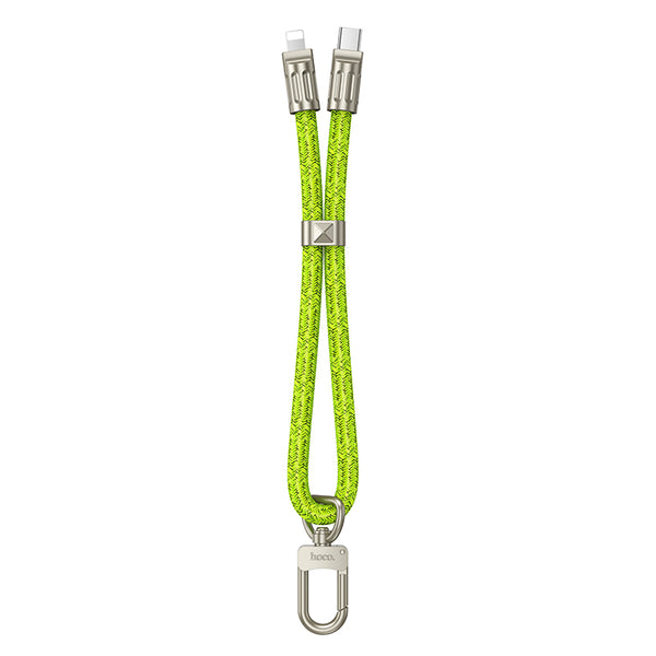 Hoco GH5 – Cordino Messenger regolabile con cavo Type-C to Lightning - Fluorescent Green