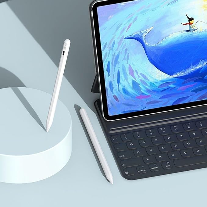 Penna touch capacitiva attiva anti-errore Hoco GM102 Smooth Series per iPad GM102 bianca