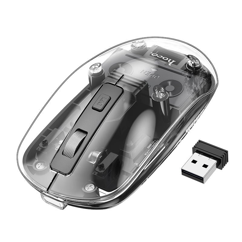 Hoco GM29 – Mouse Wireless Dual Mode - Dark Night Black