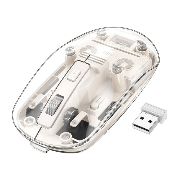 Hoco GM29 – Mouse Wireless Dual Mode - Space White