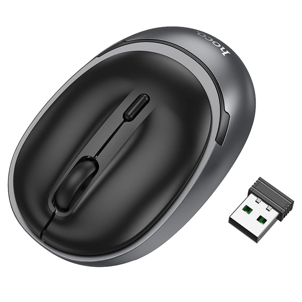 Hoco GM34 – Mouse Wireless Dual Mode - Black Metal Gray