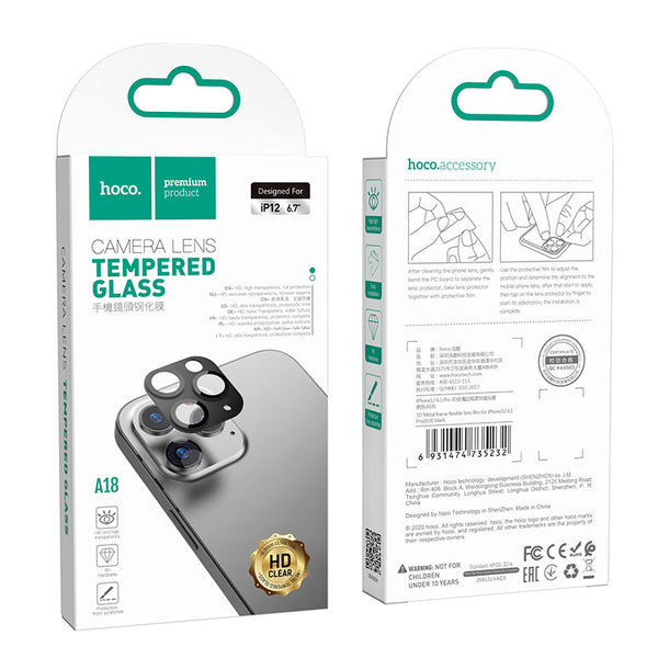 Hoco Lens Protection A18 anti-impronta per iPhone
