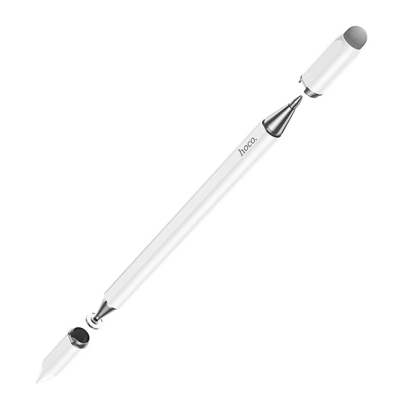 Hoco GM111 – Penna capacitiva touch 3-in-1 per smartphone e tablet – Bianco