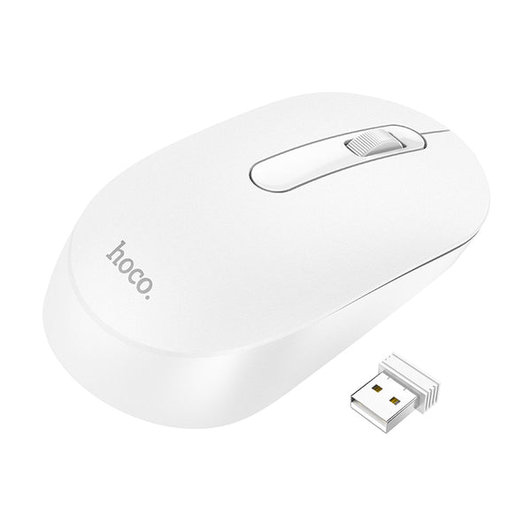 Hoco GM14 – Mouse Wireless Platinum 2.4G – Bianco