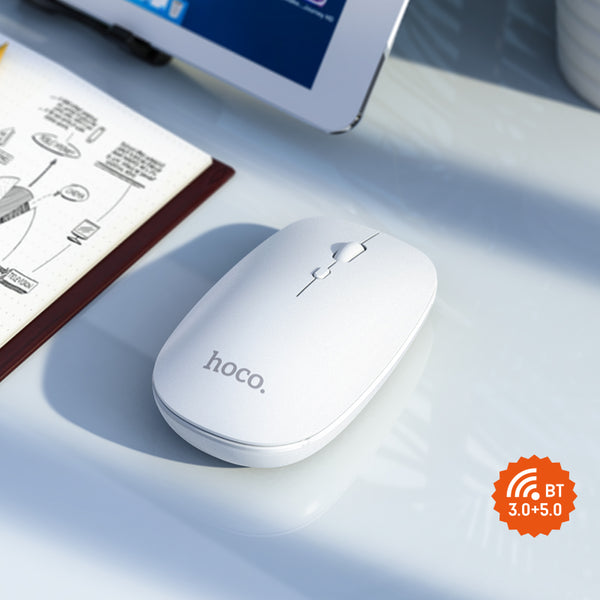 Hoco GM15 – Mouse Wireless Art Dual Mode – Bianco
