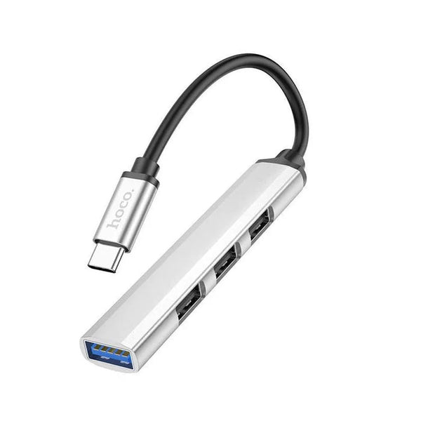 Hoco HB26C – Hub 4 Porte USB-C (Type-C to USB3.0+USB2.0*3) per trasferimento dati