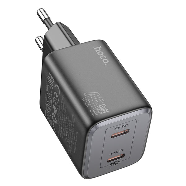 Hoco N42 – Caricabatterie 2XUSB-C 45W