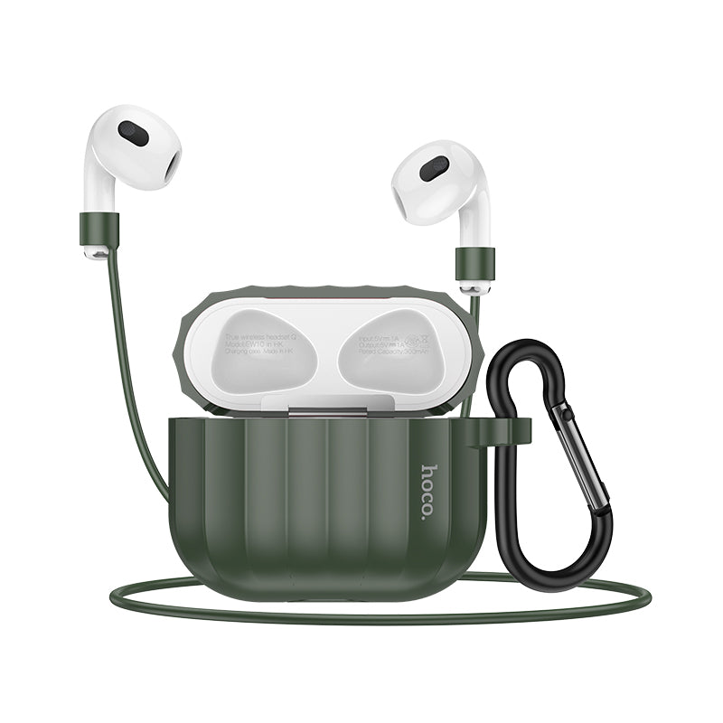 Hoco WB22 – Custodia in Silicone per Airpods 3 - Dark Night Green