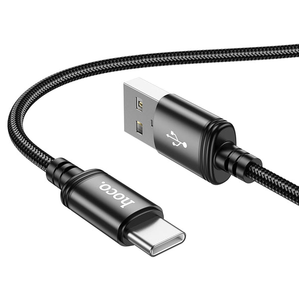 Hoco Cavo Dati X89 3.0 in Nylon Type-C – Nero