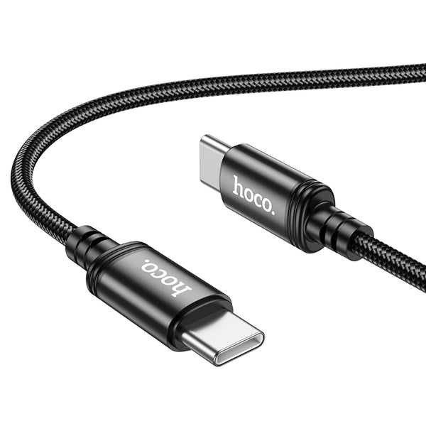 Hoco Cavo Dati X89 in Nylon 60W Type-C to Type-C – Nero