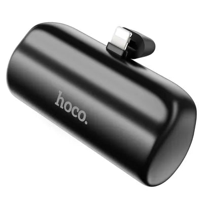 Powerbank Hoco 5000mAh 2A con connettore Lightning integrato J106 Nero