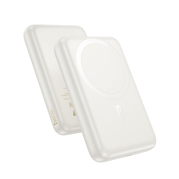 Hoco Power Bank Magnetic J141 10000mAh PD Type-C 20W - Milky White