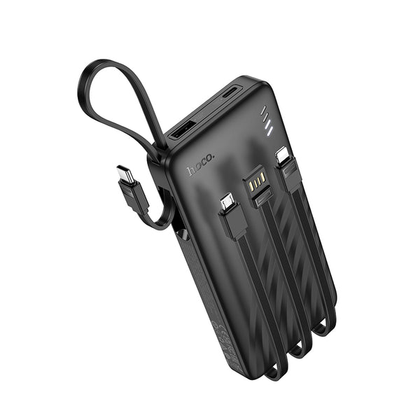 Hoco Power Bank J146 Fast Charge 10000mAh PD Type-C 20W e USB-A con Indicatore Digitale Led – Nero