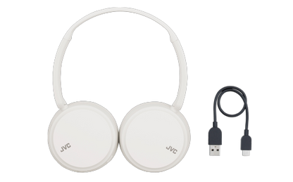 JVC HA-S36W – Cuffie Bluetooth On-Ear Pieghevoli con Bassi Potenziati e 35h di Autonomia