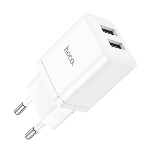 Hoco N25 – Caricabatterie 2XUSB 2.1A – Bianco