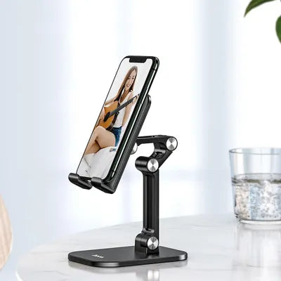 Supporto pieghevole da scrivania per telefono/tablet Hoco (4,7" - 13") PH34 Nero