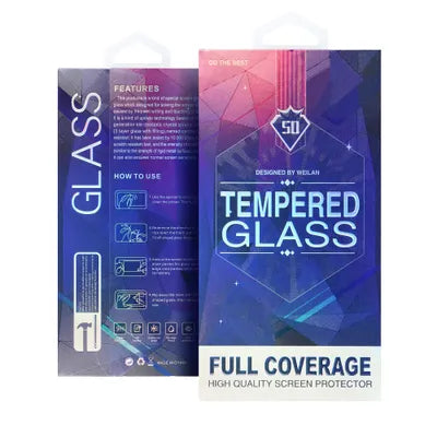Vetro temperato 5D Full Glue - per Samsung Galaxy S25 nero
