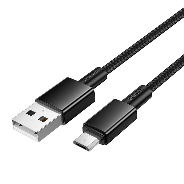 Hoco Cavo Dati X119 3.0 in Nylon Micro-USB – Nero